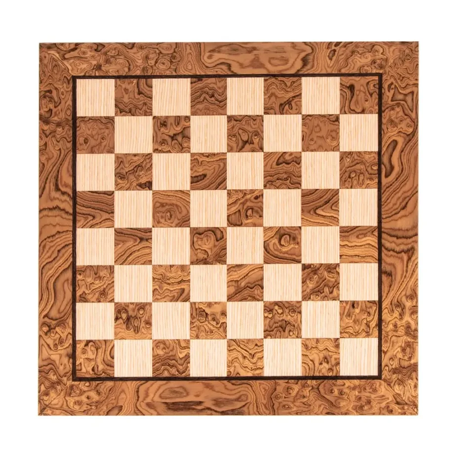 Wooden chessboard walnut and oak 50x50 | Wooden chessboard