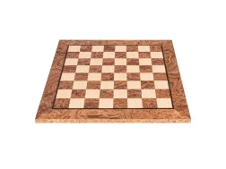 Wooden chessboard walnut and oak 50x50 | Handmade chessboard