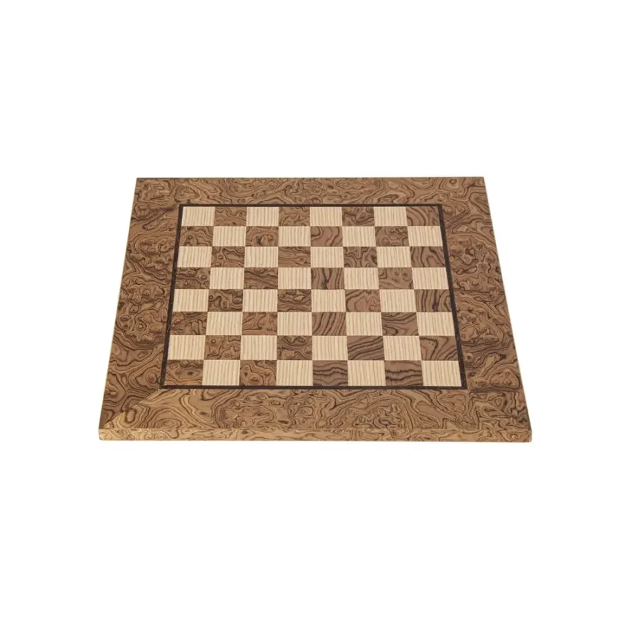 Wooden chessboard walnut and oak 34x34 Handmade wooden chessboard