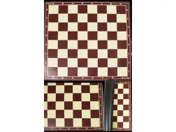 Leather chessboard 40x40 | Vinyl chessboard
