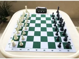 Rubber chessboard 51 x 51 | Ideal blitz chessboard
