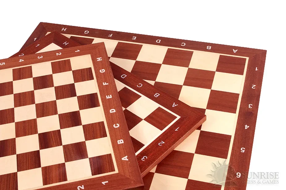 Wooden Chess Board Zeus | chessboard without notation